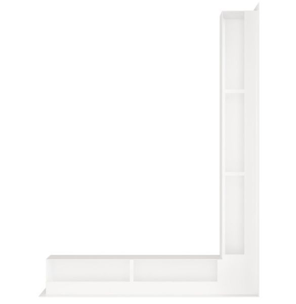 Решітка вентиляційна для каміна LOFT NL 90/600x800 Білий 1718-8 купити