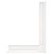 Решітка вентиляційна для каміна LOFT NL 90/600x800 Білий 1718 купити 2