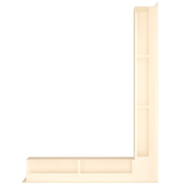 Решетка вентиляционная для камина LOFT NL 90/600x800 Кремовый 1719-3 купить