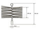 Щітка металева для чищення димоходу Savent 130 мм 2-96-315 купити 8
